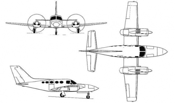cabina Cessna 421 Golden Eagle